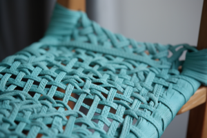 polypropylene webbing for chair, green