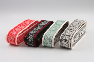 1.25 inch jacquard elastic webbing