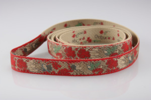 custom polyester jacquard weaving webbing