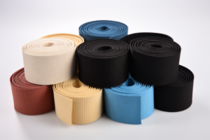elastic strap rolls, blue, black