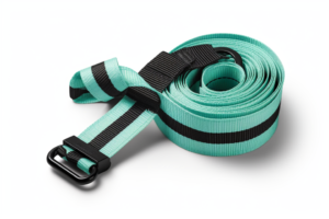 green-black tie down strap