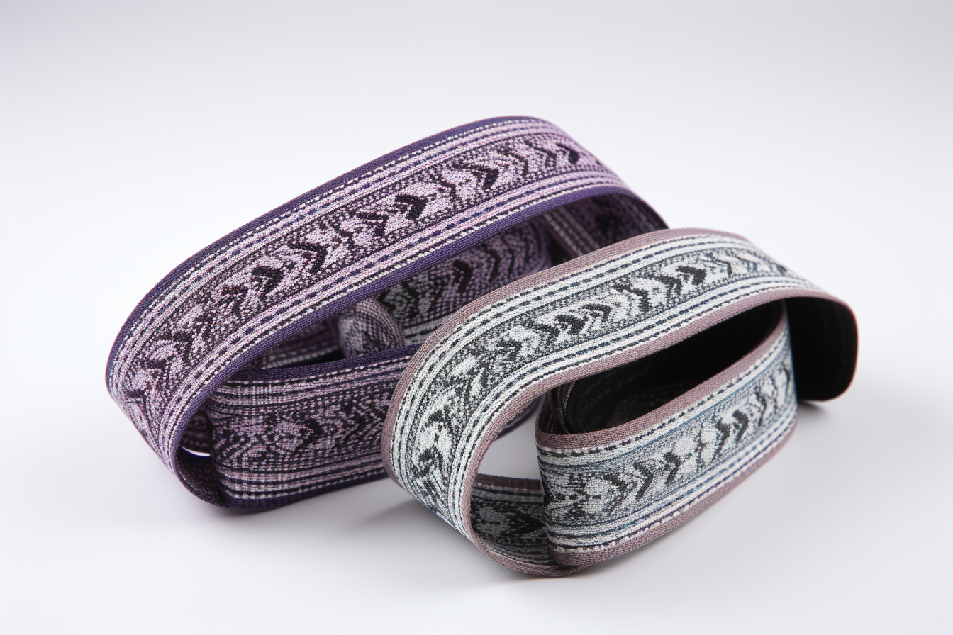 jacquard elastic strap, custom weaving