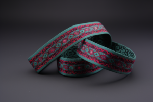 jacquard. elastic. nylon. flat webbing