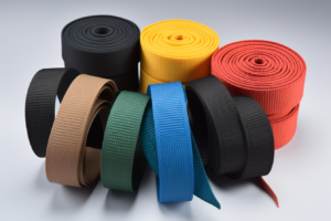 nylon webbing. rolls and colorful