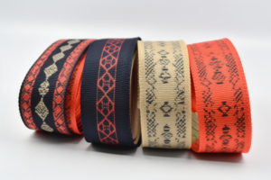 1.5 inch jacquard webbing.custom pattern