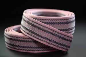 Jacquard Spandex Elastic webbing, pink