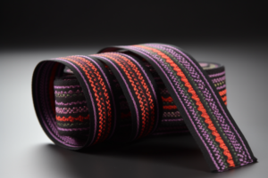 elastic jacquard weaving style webbing