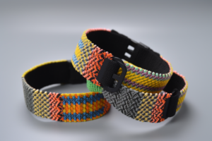 elastic nylon jacquard wristband