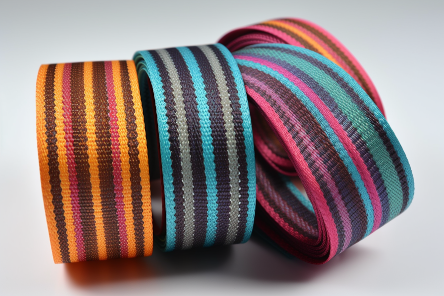 multiple color nylon webbing