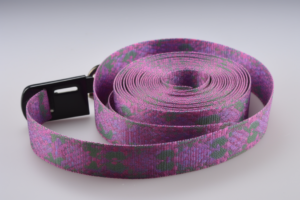 nylon bag strap, purple, jacquard