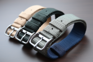 nylon watch strap with hardware
