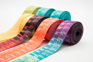 repeating screen printed logo. waistband 50mm