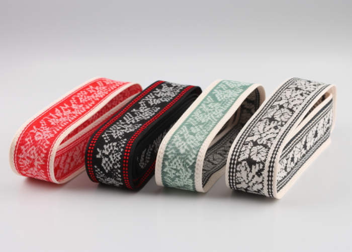 1.25 inch jacquard elastic webbing