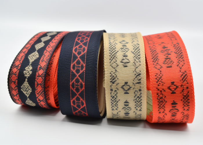1.5 inch jacquard webbing.custom pattern