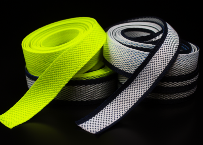 Fluorescent color webbing