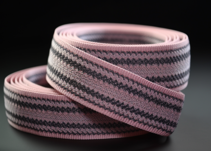 Jacquard Spandex Elastic webbing, pink