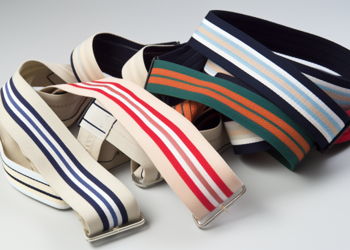 Medical Gait Straps in cotton fabric in solids and stripes