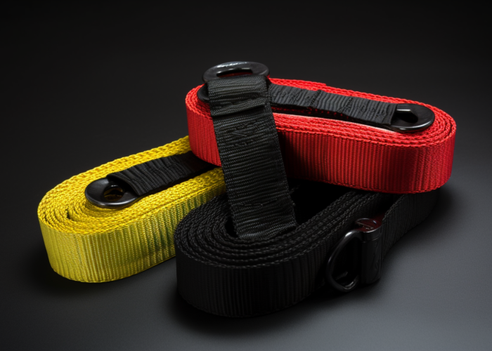 Recovery Straps, whole set, custom design Recovery Straps, whole set, custom design, red and yellow