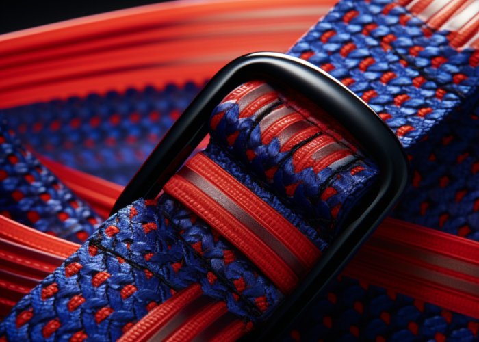 color Jacquard webbing with buckle