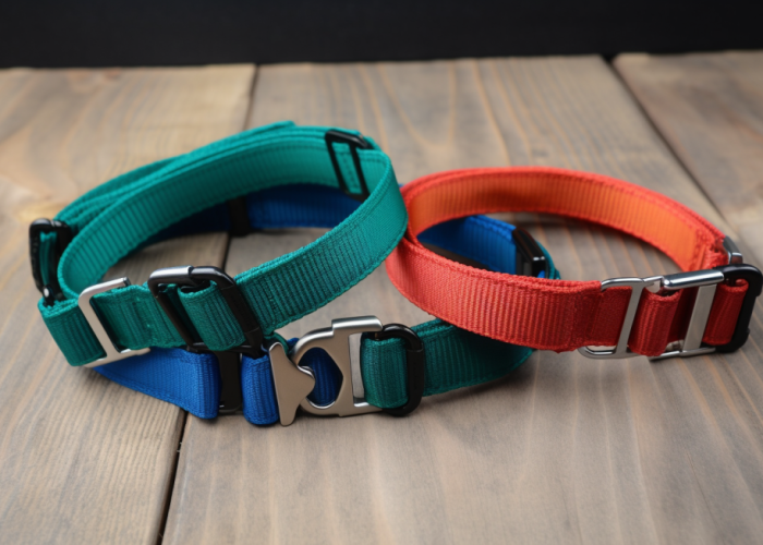 custom nylon webbing for pet collars