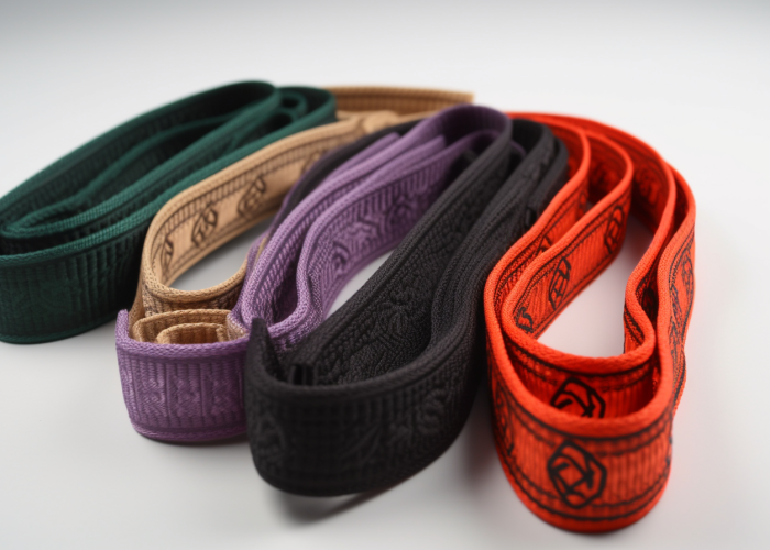 elastic logo webbing, fine details