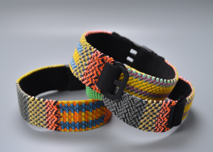 elastic nylon jacquard wristband
