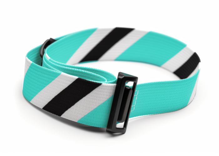 elastic strap, green, white
