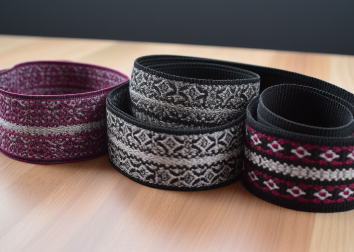 elastic strap, jacquard weaving, custom pattern