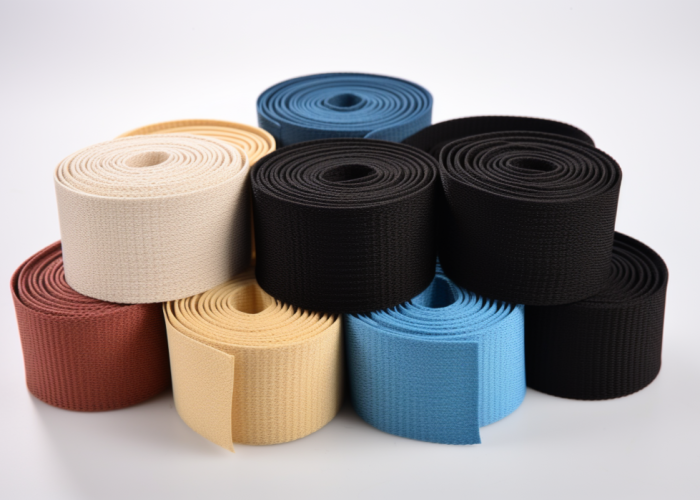 elastic strap rolls, blue, black