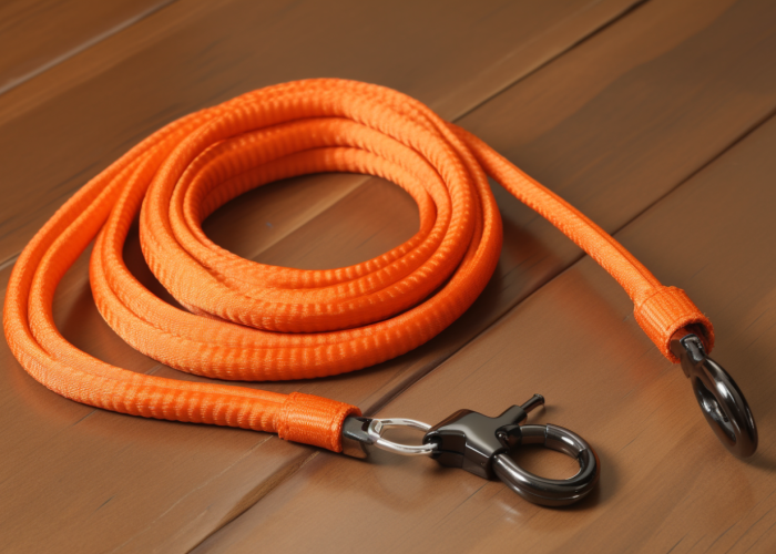 full set dog leash, orange