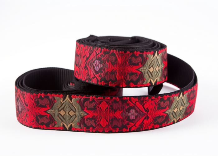 jacquard nylon strap. 2 inch