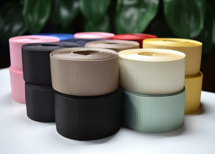 nylon webbing rolls. 50mm width. color