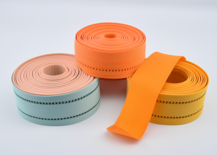 orange, light green two side weaving elastic band orange, light green two side weaving elastic band
