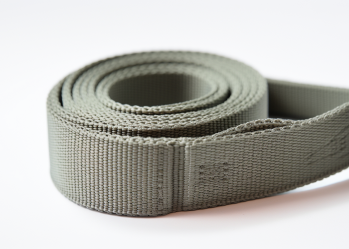 slotted webbing slotted webbing, nylon, light green