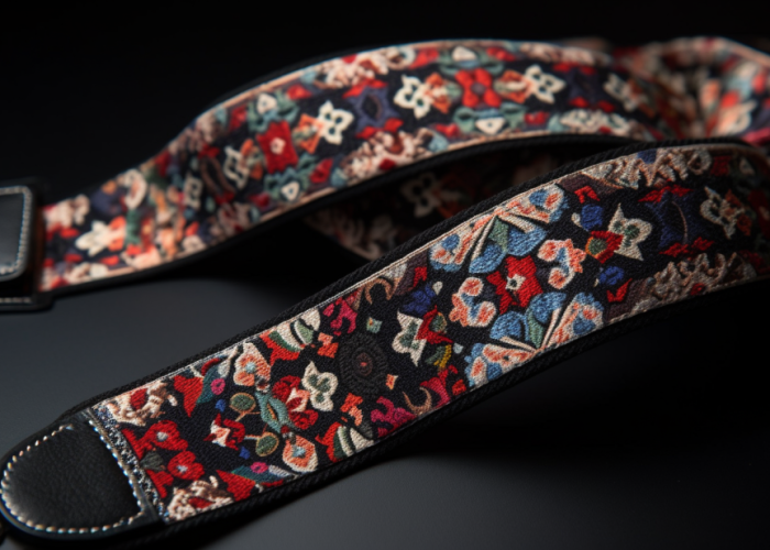 strap for bag. jacquard weaving