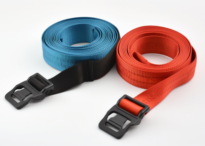 tie down straps, whole set, red and blue tie down straps, whole set, red and blue